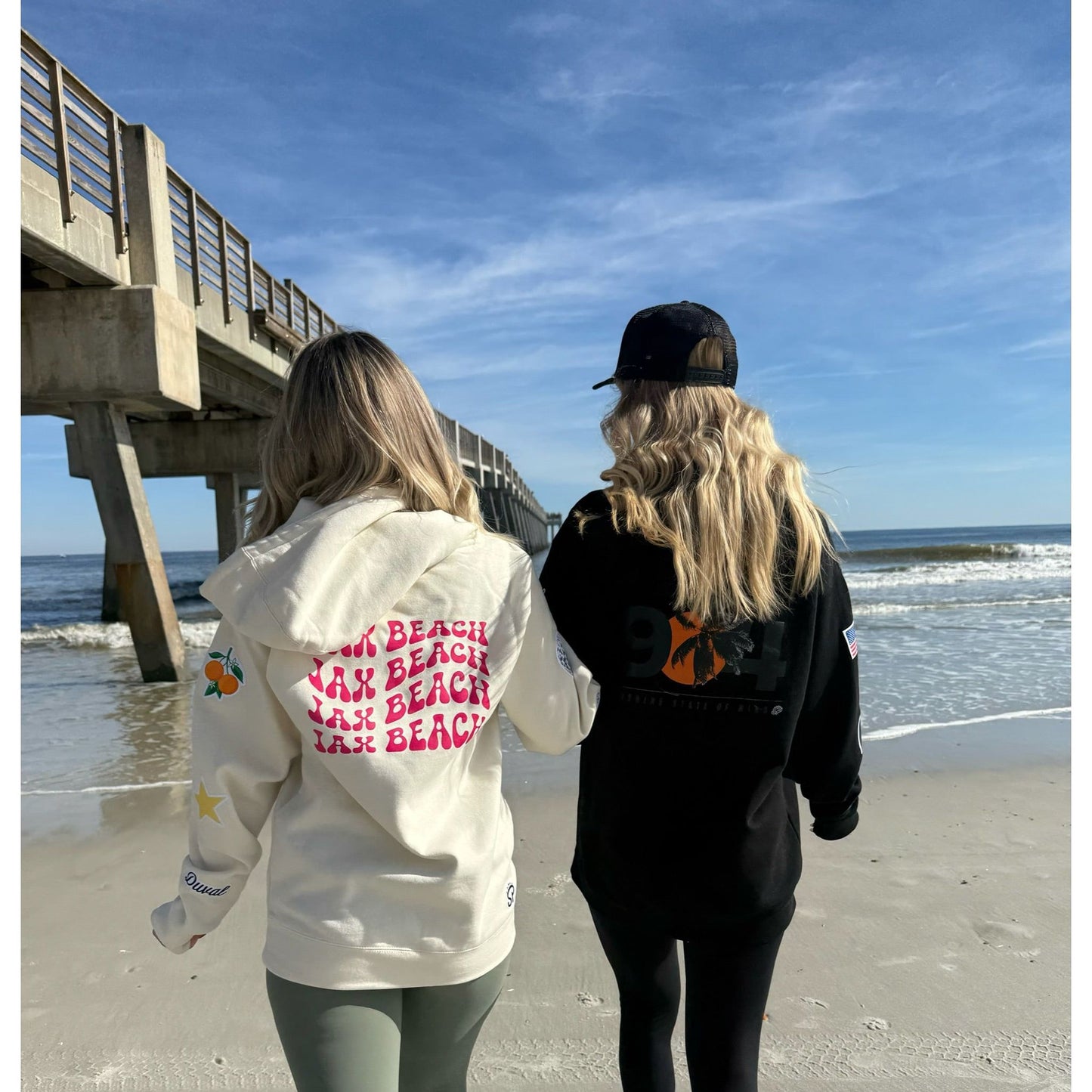 Jax Beach Wavy Hoodie